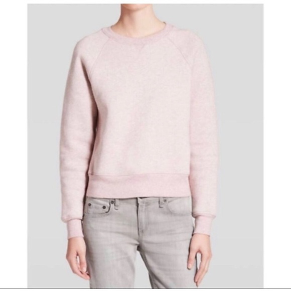 rag & bone Light Pink Crew Neck Sweater - Picture 6 of 12